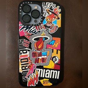 iPhone 13 Pro Max Miami Heat CASETiFY Case